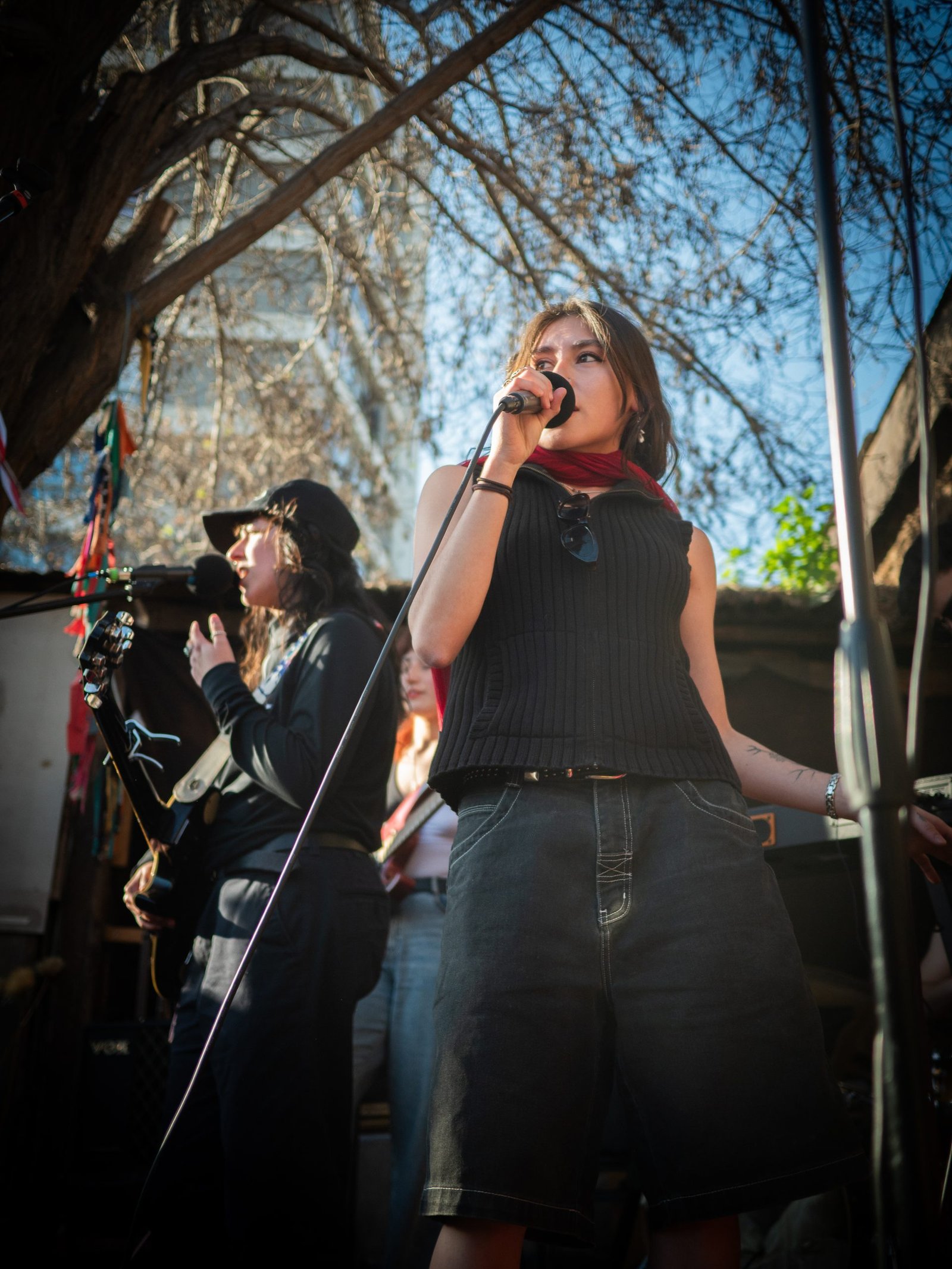 Banda chilena Antigona en el evento El Manducazo. Por María Fernanda Acosta para Batiscafo.