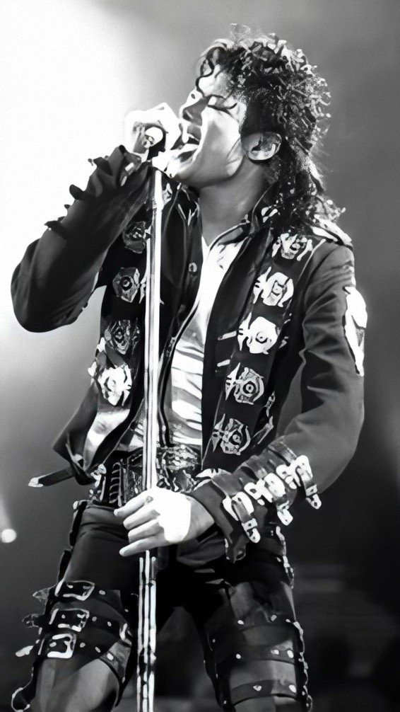 Michael Jackson en 1988. Zoran Veselinovic, CC BY-SA 4.0 , via Wikimedia Commons.