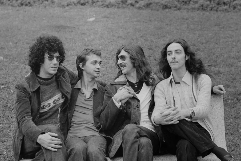 Serú Girán, banda argentina. San Pablo 1978. Foto por José Luiz Pederneiras