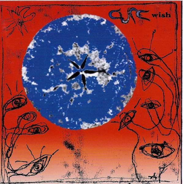Portada del álbum Wish de The Cure