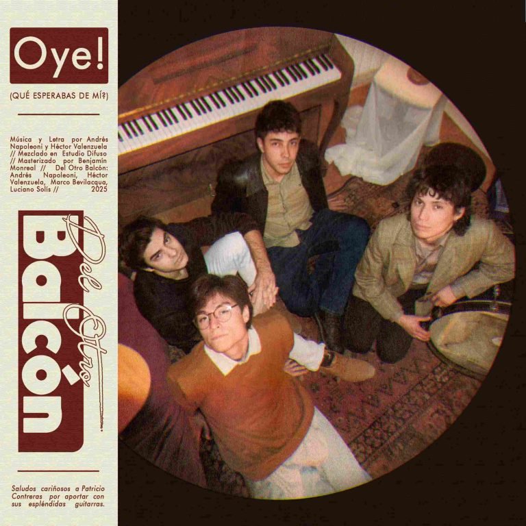 Portada "Oye! (Qué es lo que esperabas de mí)" de Del Otro Balcón.