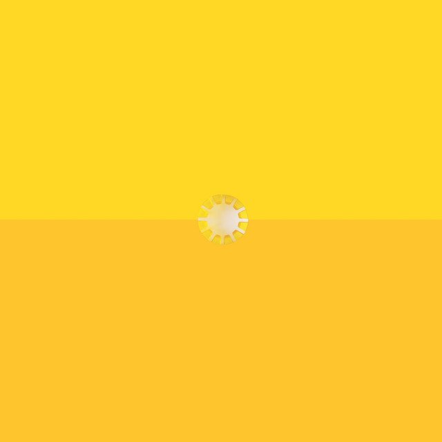 Portada álbum Amor Amarillo de Gustavo Cerati. Por Alejandro Ros y Gabriela Malerba.