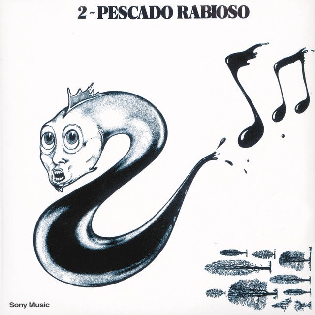 Portada de Pescado 2 de Pescado Rabioso. Por Juan Oreste Gatti y Luis Alberto Spinetta.