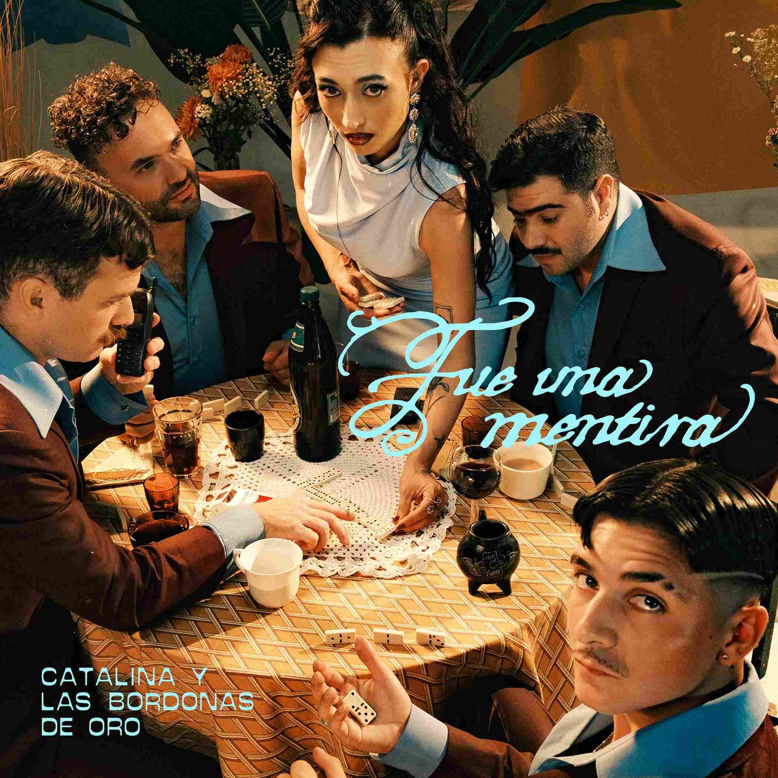 Portada FUE UNA MENTIRA de Catalina y las Bordonas de Oro.
