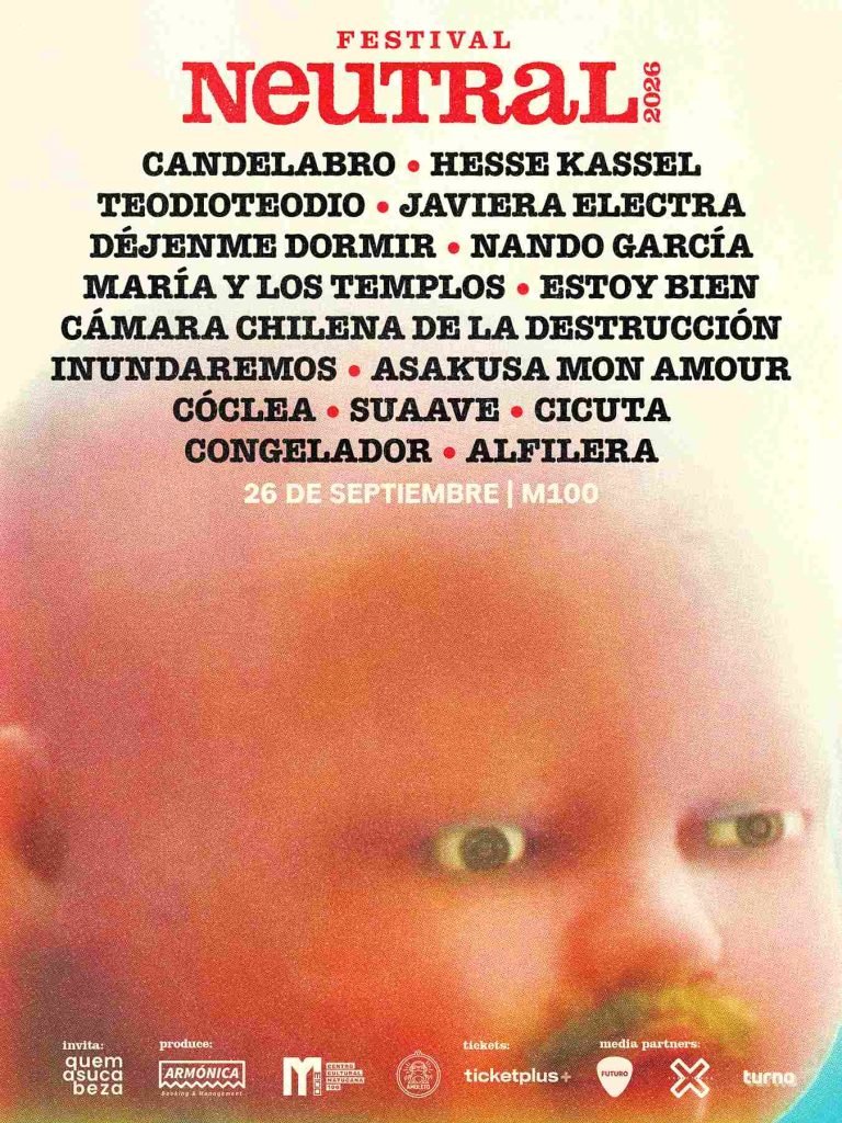 Afiche Festival Neutral en Matucana 100.