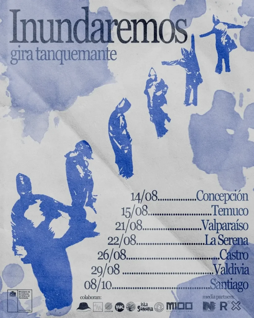 Afiche Gira Nacional Inundaremos.