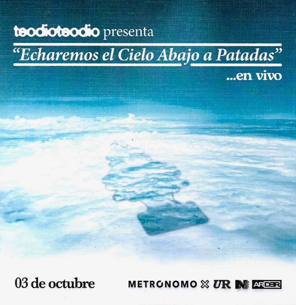 Afiche teodioteodio en Metrónomo.