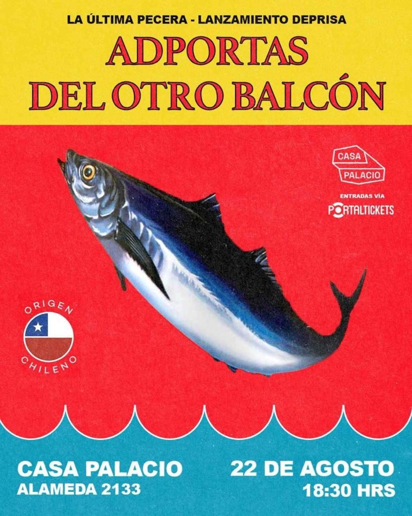 Afiche Ad Portas y Del Otro Balcón en Casa Palacio.