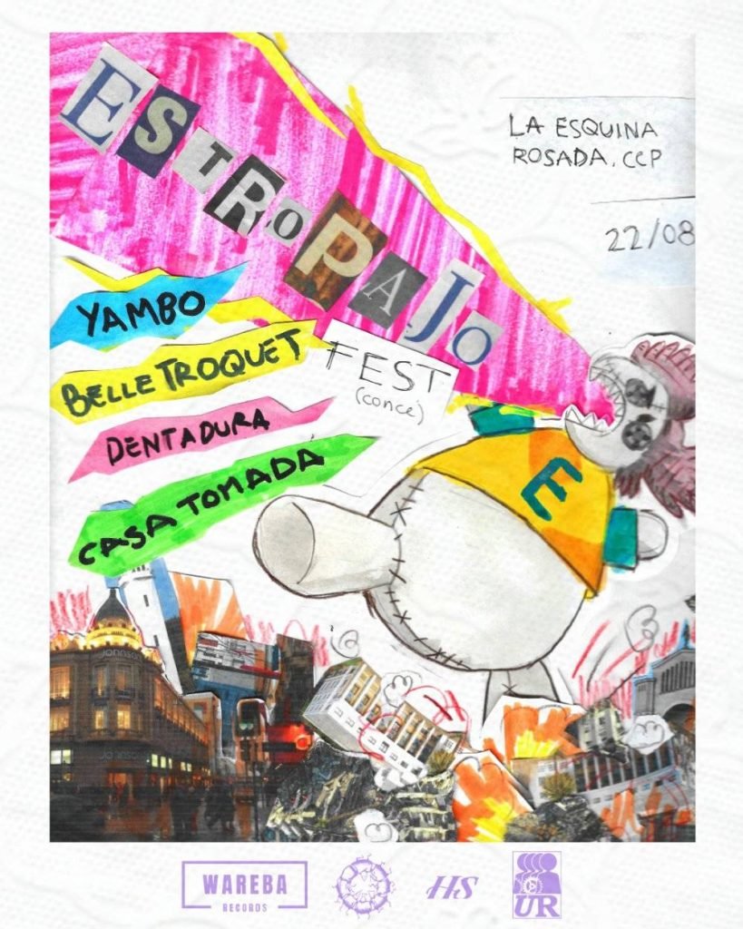 Afiche Estropajo Fest en La Esquina Rosada.